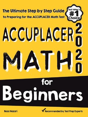 cover image of Accuplacer Math for Beginners